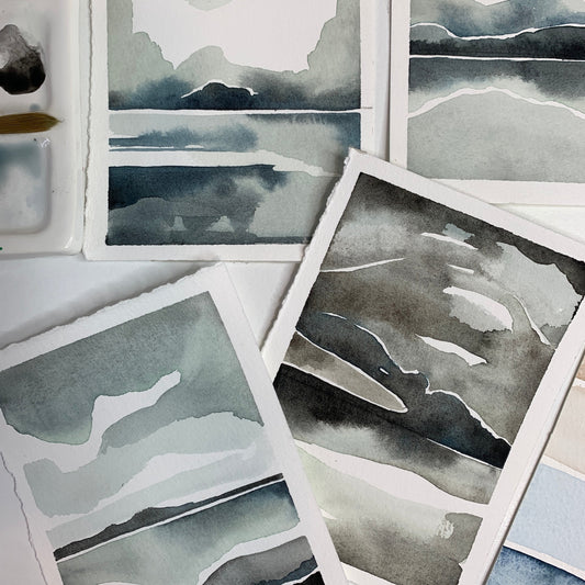 Watercolour Workshop - Mini Abstract Forms