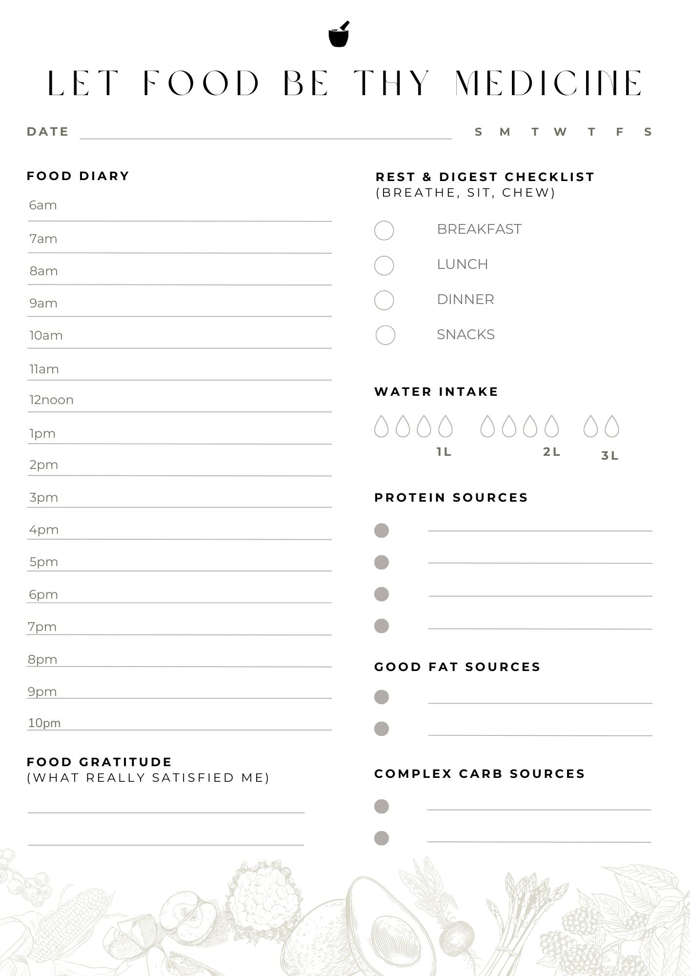 FOOD DIARY