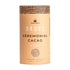Ceremonial Cacao product packaging with &