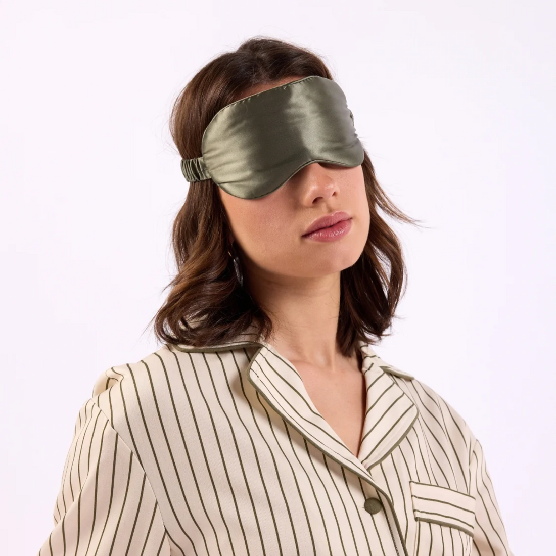 Silk Eye Mask - Sage