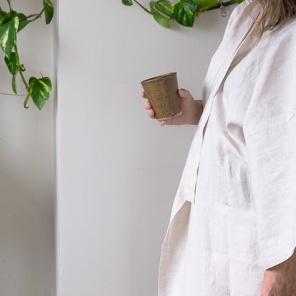 Linen Robe - Oat