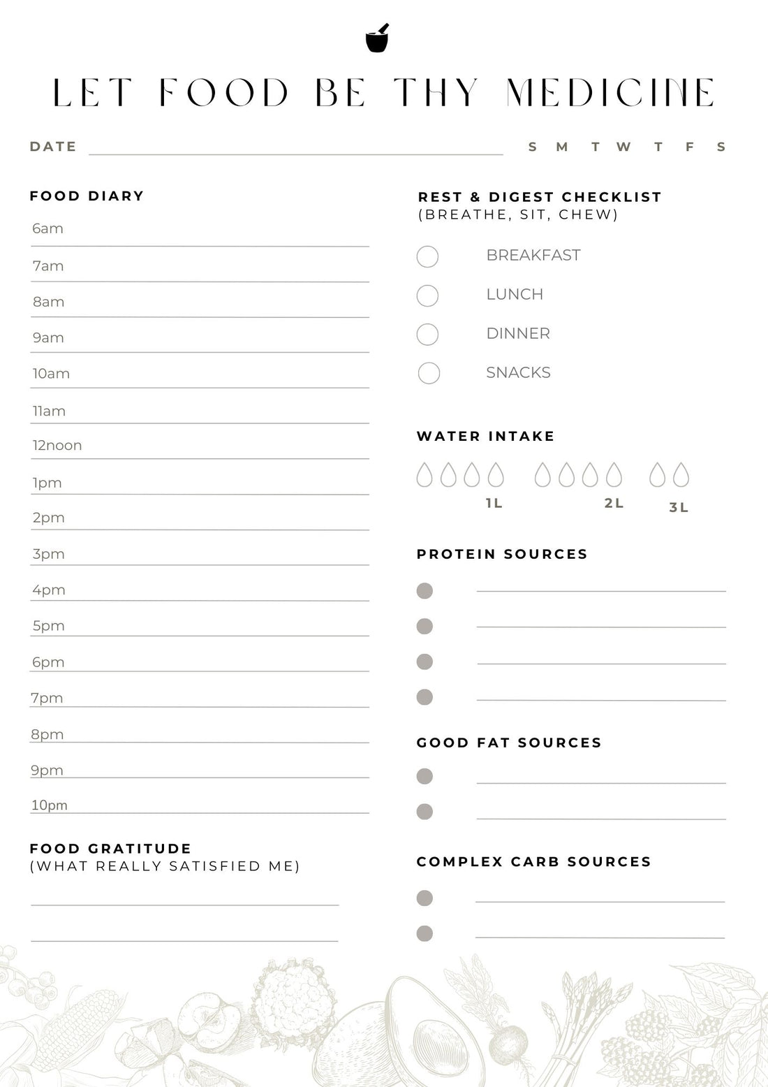 FOOD DIARY