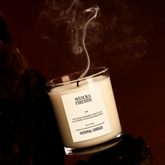 Candle labeled &