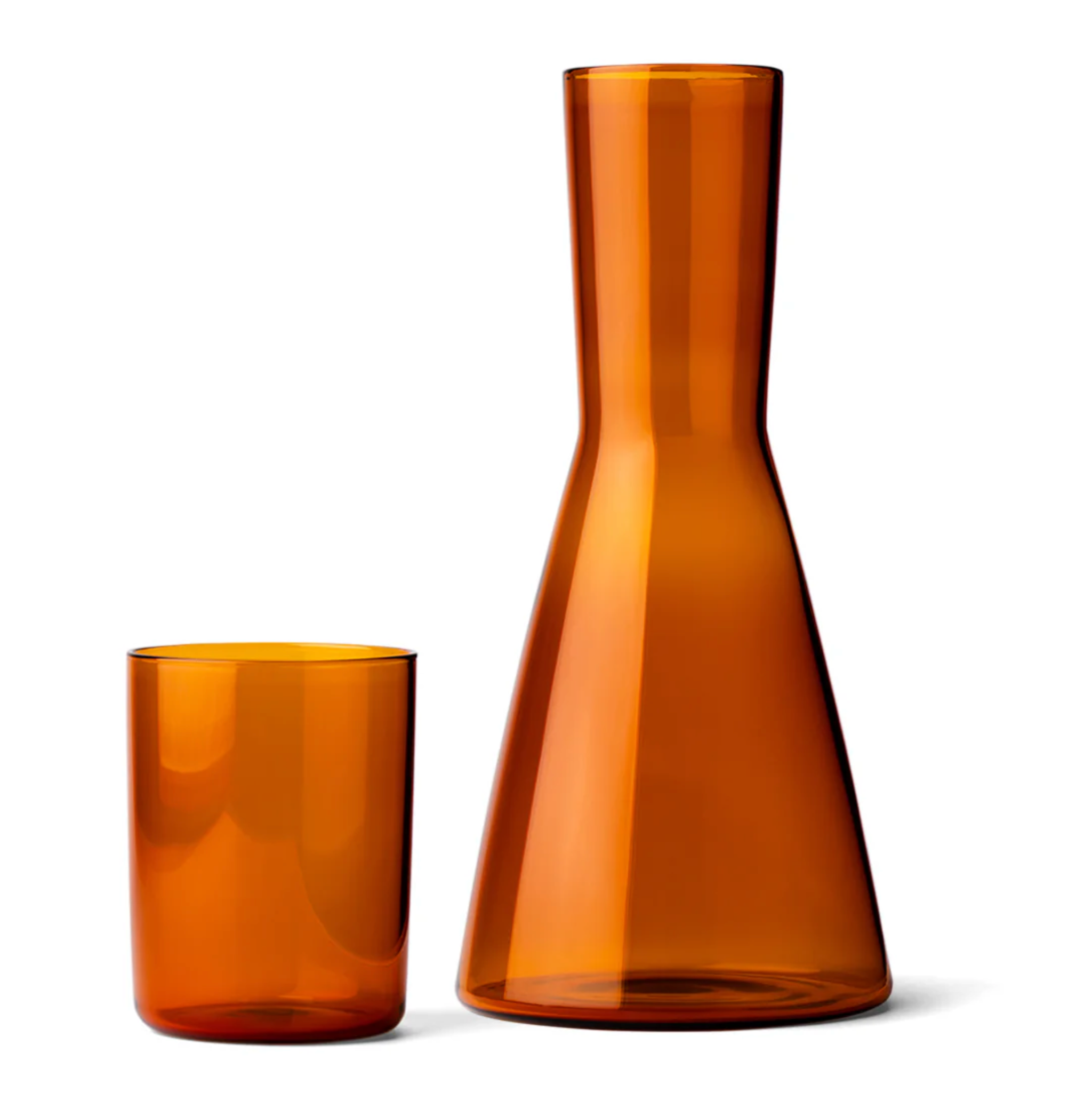 Carafe + Cup Set - Amber