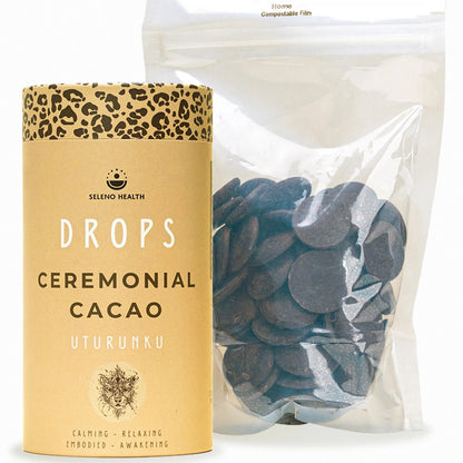 Organic UTURUNKU Ceremonial Cacao Paste Drops - 250g