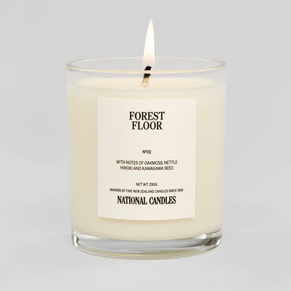 Candle labeled &