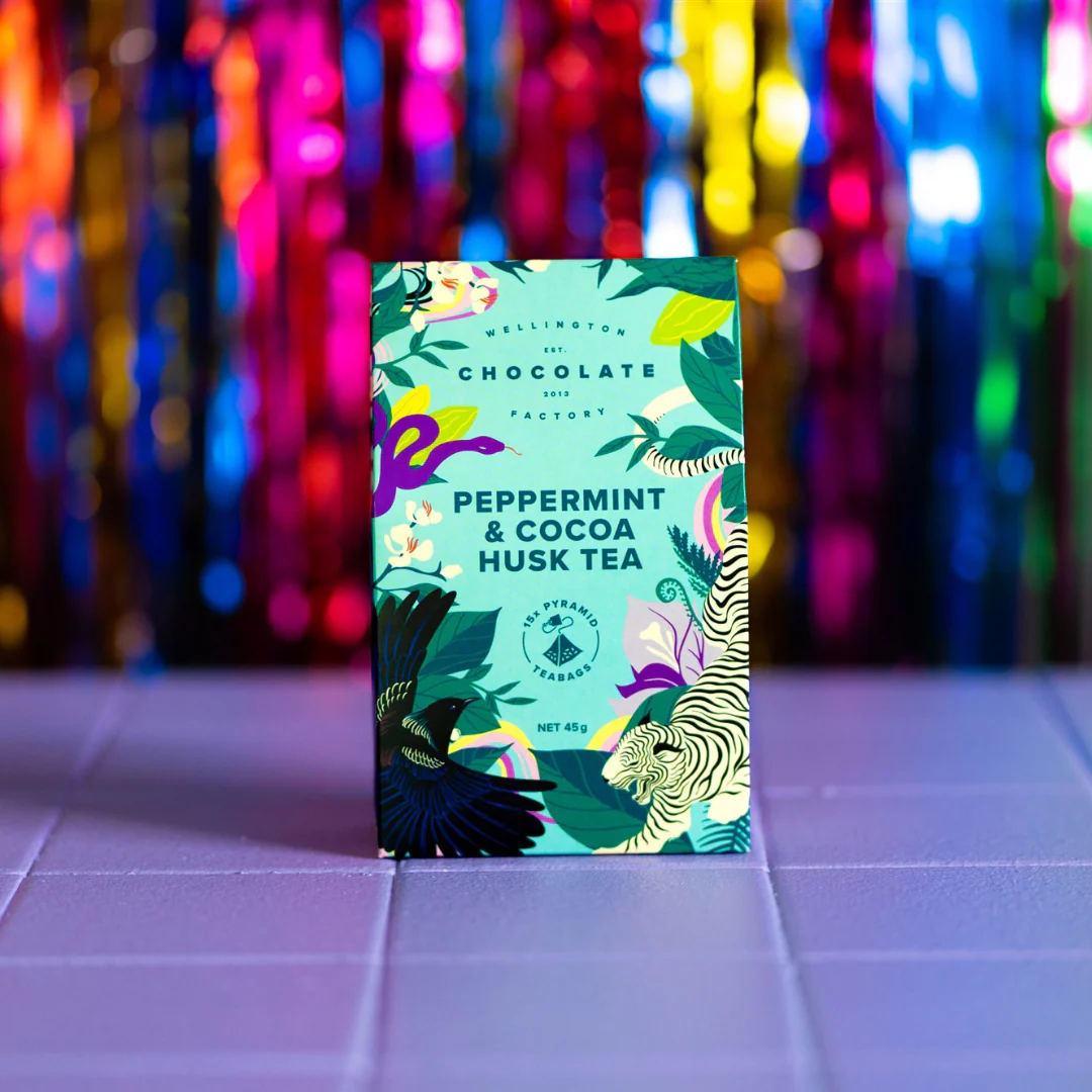 Peppermint + Cocoa Husk Tea