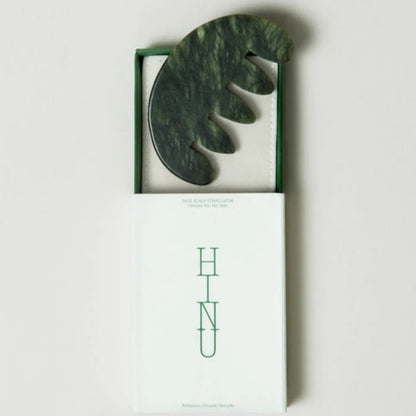 Jade comb in a box with &