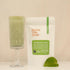 A packet of Kawakawa Latte powder with Kawakawa, Horopito, Māunka and Matcha. 