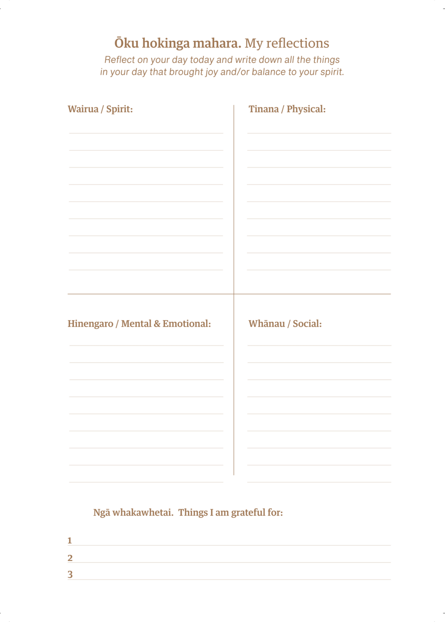 Ora Bilingual Hauora Journal