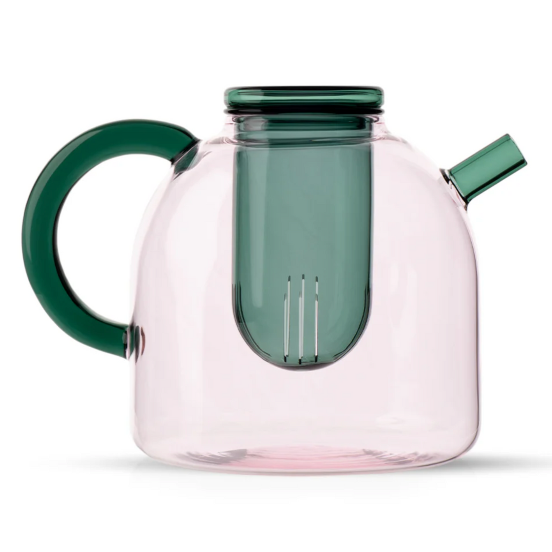 Tea Pot - Pink/Teal