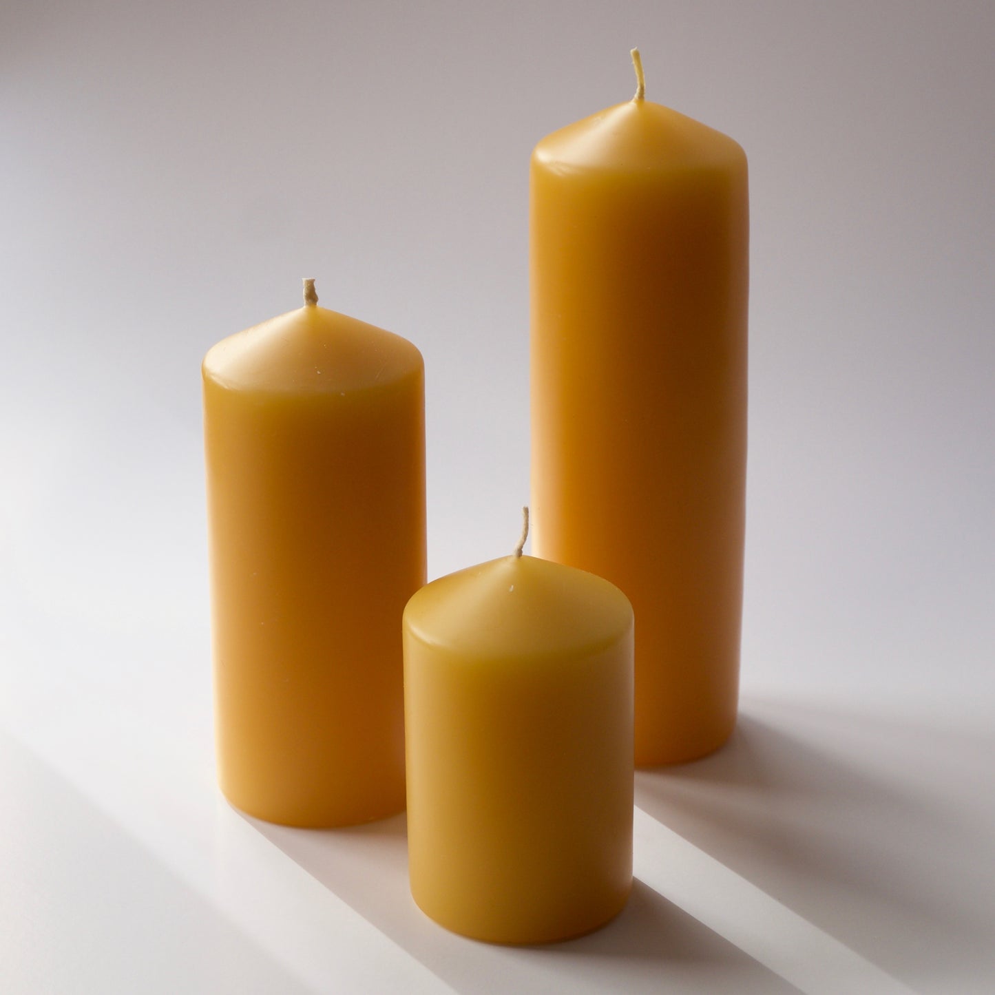 Beeswax Pillar Candle Thick