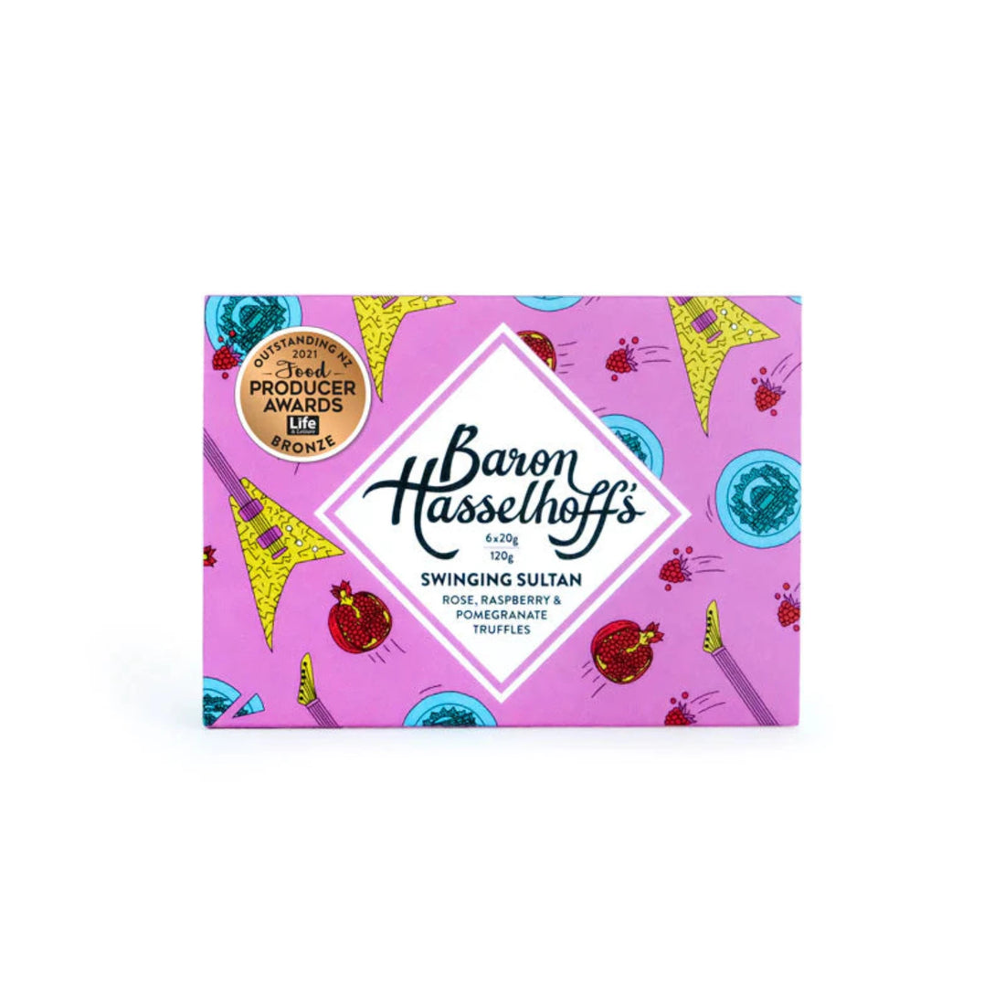 SWINGING SULTAN - ROSE, RASPBERRY AND POMEGRANATE TRUFFLES
