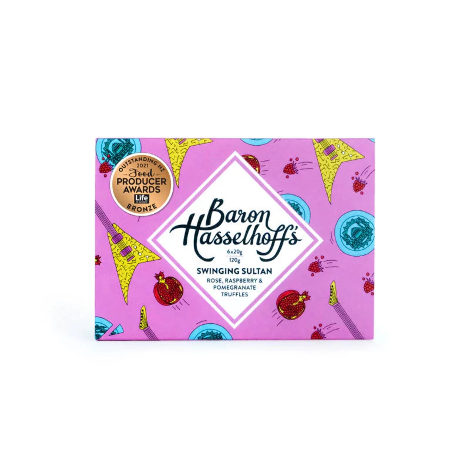SWINGING SULTAN - ROSE, RASPBERRY AND POMEGRANATE TRUFFLES