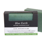 Olive, Avocado and Lime soap bars made by Blue Earth.
