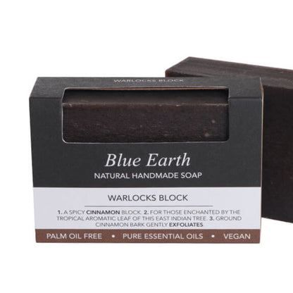 Warlocks soap bars made by Blue Earth.